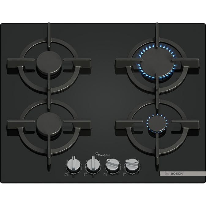 Gashäll BOSCH Serie 6 PPP6A6I10 Svart med FlameSelect och Easy Cleaning