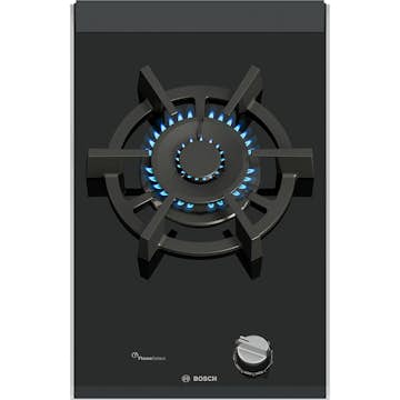 Gashäll BOSCH Serie 8 PRA3A6I10 Svart Glaskeramik 30cm med Flameselect och Diskmaskinssäkra Stöd