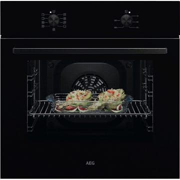 Inbyggnadsugn AEG TU5AB10SCK SurroundCook Svart med Varmluft