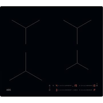 Induktionshäll AEG TO64IA00IB Kraftfull 5000 Serie Svart Med Automatisk Justering Av Fläkt
