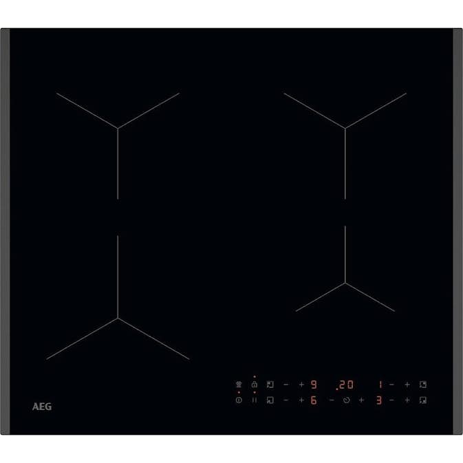 Induktionshäll AEG TN64IA00FB 5000 Basic Svart Med Automatisk Justering Av Fläkt