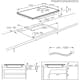 Induktionshäll AEG TO74IB00IB 6000 Bridge Med Automatisk Justering Av Fläkt
