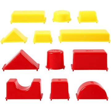 Sandformar Creativ Company Geometri, Stl 3,5-9,5 cm 12 St/1 Förp