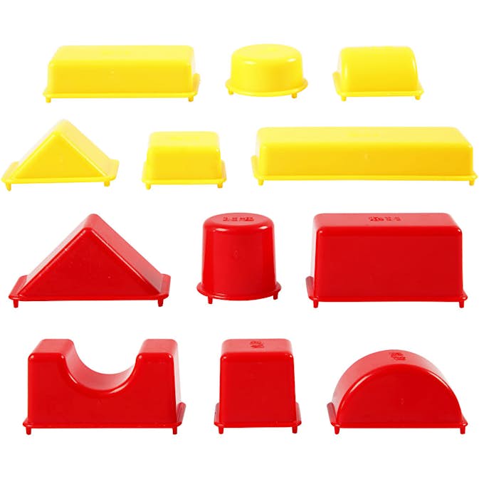Sandformar Creativ Company Geometri, Stl 3,5-9,5 cm 12 St/1 Förp