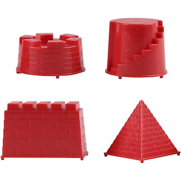 Sandformar Creativ Company Riddarborg Stl 5,5-8,5 cm 4 St/1 Förp