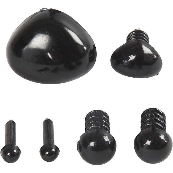 Ögon Creativ Company Och Nosar Svart 20 Set/1 Förp