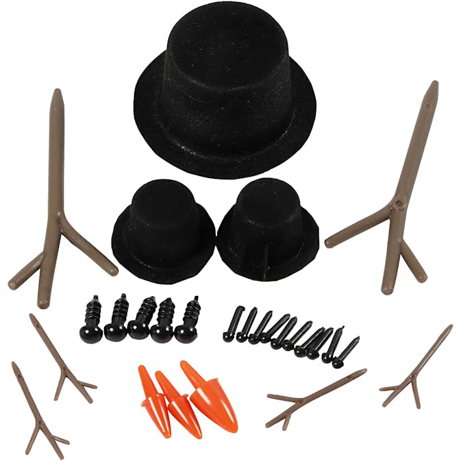 Tillbehör Creativ Company till Snögubbe Stl 2,3-7 cm 3 Set/1 Förp