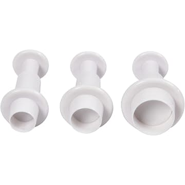 Utsticksform Creativ Company med Prägel Vit Cirkel 3 St/1 Förp