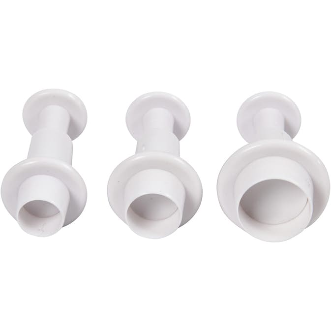 Utsticksform Creativ Company med Prägel Vit Cirkel 3 St/1 Förp