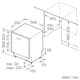 Integrerad Diskmaskin BOSCH SBV4HTX03E Serie 4 med Home Connect