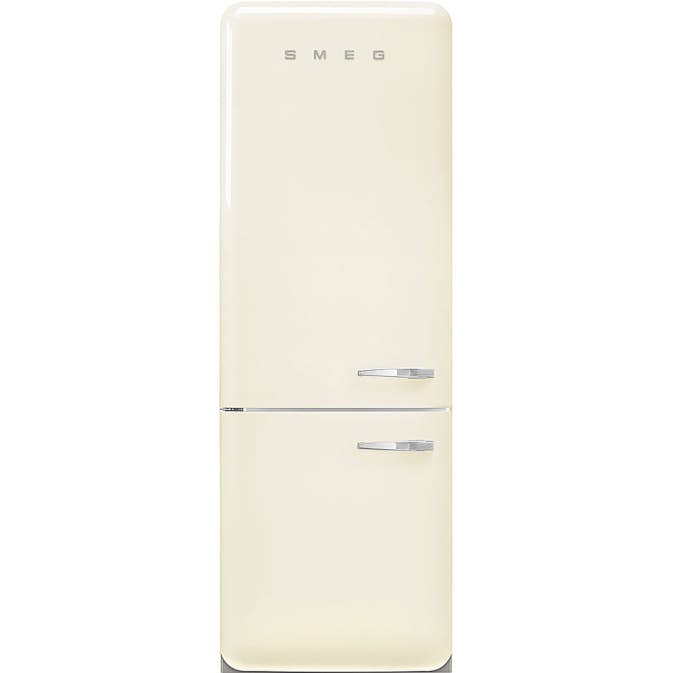 Fristående Kyl/Frys Smeg FAB38LCR6 Retro Creme Vänsterhängd