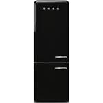 Fristående Kyl/Frys Smeg FAB38LBL6 50s Style Svart Vänsterhängd med No Frost