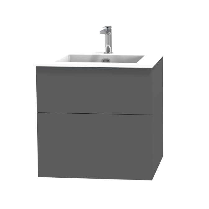 Tvättställsskåp Miller Badrum City 60 för Heltäckande Tvättställ