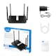Wi-Fi Router CUDY X6 AX1800 Gigabit Mesh Tillbehör Hemelektronik Svart