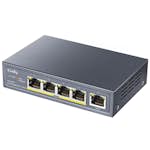 Gigabit PoE+ Switch CUDY GS1005P 5-Port Datortillbehör