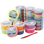 Foam Clay Creativ Company Mixade Färger Glitter 28 Burk/1 Förp