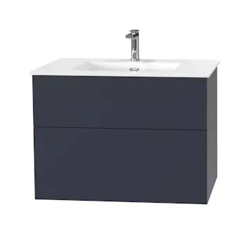 Tvättställsskåp Miller Badrum City 80 för Heltäckande Tvättställ