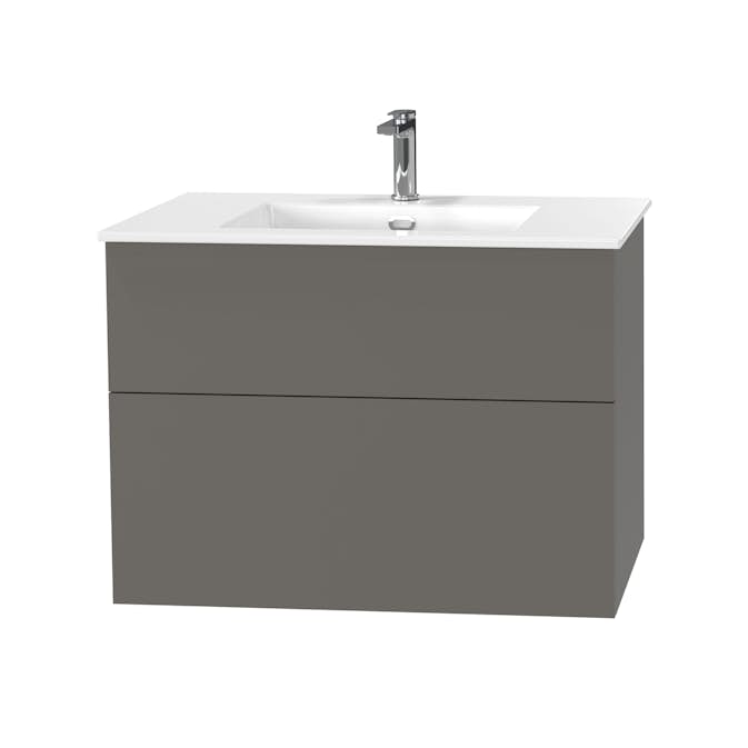 Tvättställsskåp Miller Badrum City 80 för Heltäckande Tvättställ