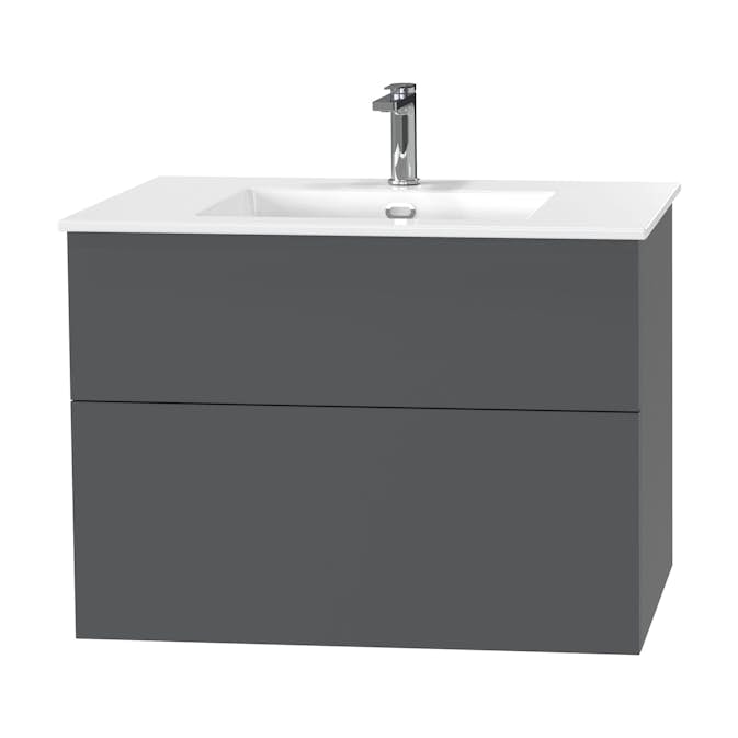 Tvättställsskåp Miller Badrum City 80 för Heltäckande Tvättställ