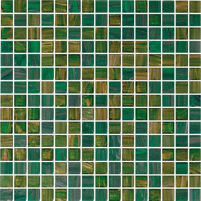 Klinker Konradssons Bisazza L'elba Mix Grön 2x2 cm