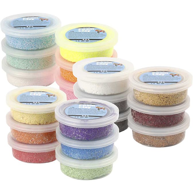 Foam Clay Creativ Company Mixade Färger 3x30 Förp/1 Förp