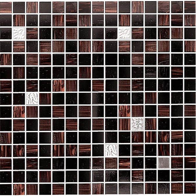 Klinker Konradssons Bisazza Nefertiti Mix Silver 2x2 cm