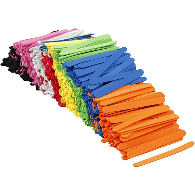 Glasspinnar Creativ Company av Dekorgummi Mixade Färger 11,5 cm