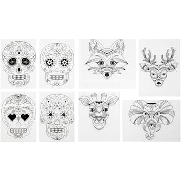 Krympplast Creativ Company med Motiv Matt Transparenta 36 ark/1 Förp