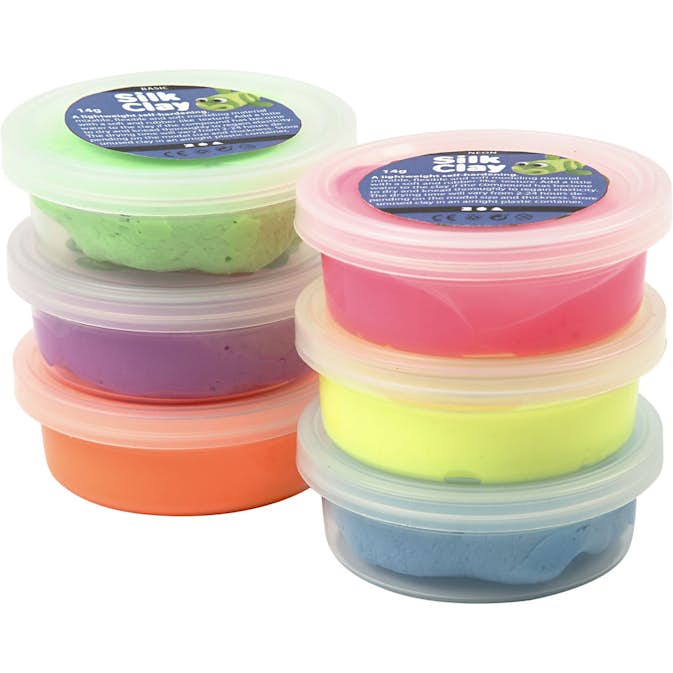 Silk Clay Creativ Company Mixade Färger 6x14 g