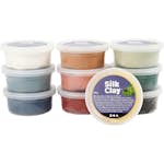 Silk Clay Creativ Company Mixade Färger 10x40 g/Förp