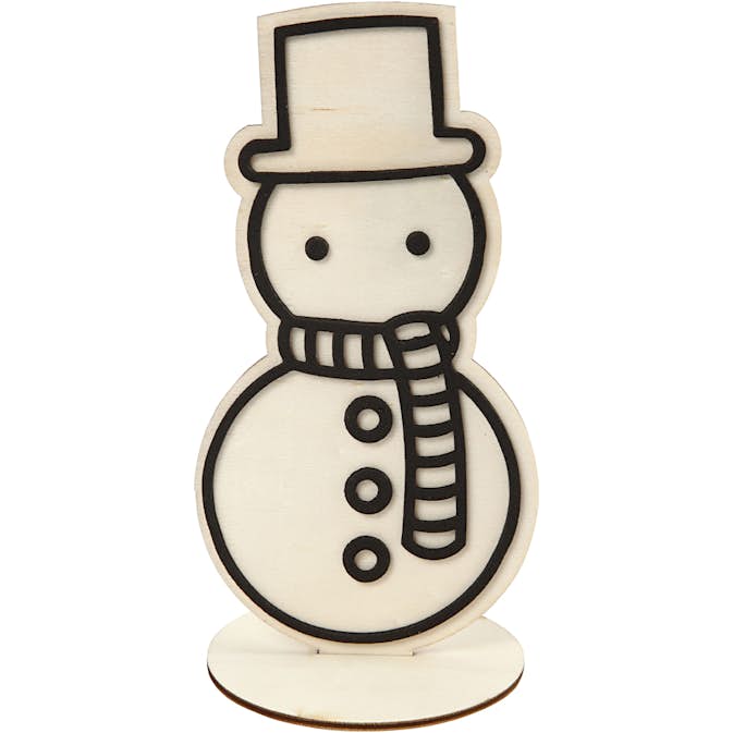 Dekorationsfigur Creativ Company H 18,5 cm Snögubbe