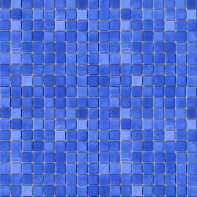 Mosaik Konradssons Sicis Nat Deep Sea Blå 1,5x1,5 cm