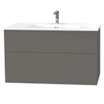 Tvättställsskåp Miller Badrum City 100 för Heltäckande Tvättställ