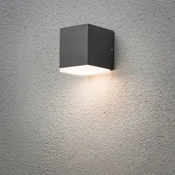 Vägglykta Gnosjö Konstsmide Monza Kub High Power LED