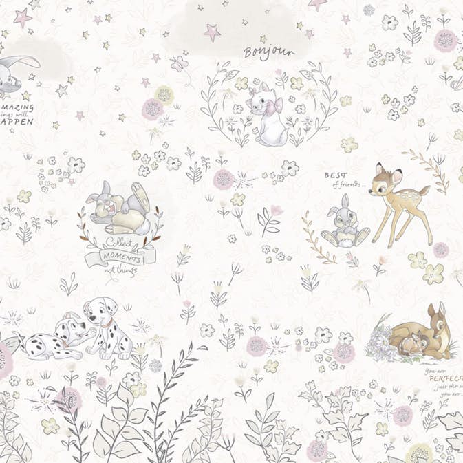 Barntapet Komar Disney Best Of Friends 8-4023, Papperstapet för Barnrum