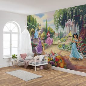 Barntapet Komar Disney Princess Park 8-4109, Papperstapet för Barnrum