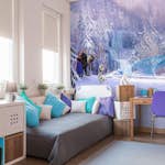 Barntapet Komar Disney Frozen Forest 8-499, Papperstapet för Barnrum