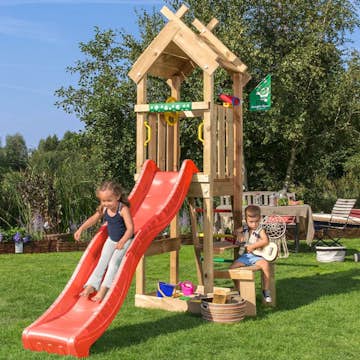 Lektorn Jungle Gym Totem Inkl Röd Rutschkana