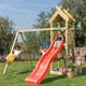 Lektorn Jungle Gym Totem Inkl Gungmodul & Röd Rutschkana