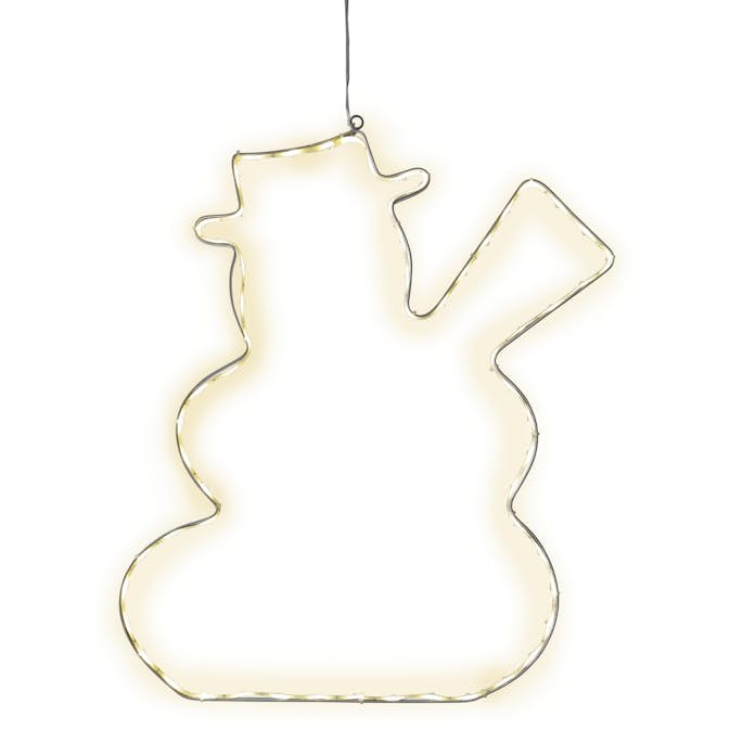 Dekorationsbelysning Star Trading Lumiwall Snögubbe