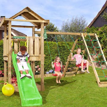 Lektorn Jungle Gym Home Komplett Inkl Climb Modul X'tra och Rutschkana A
