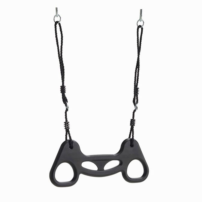 Trapetsgunga Nordic Play Plast med Rep Svart