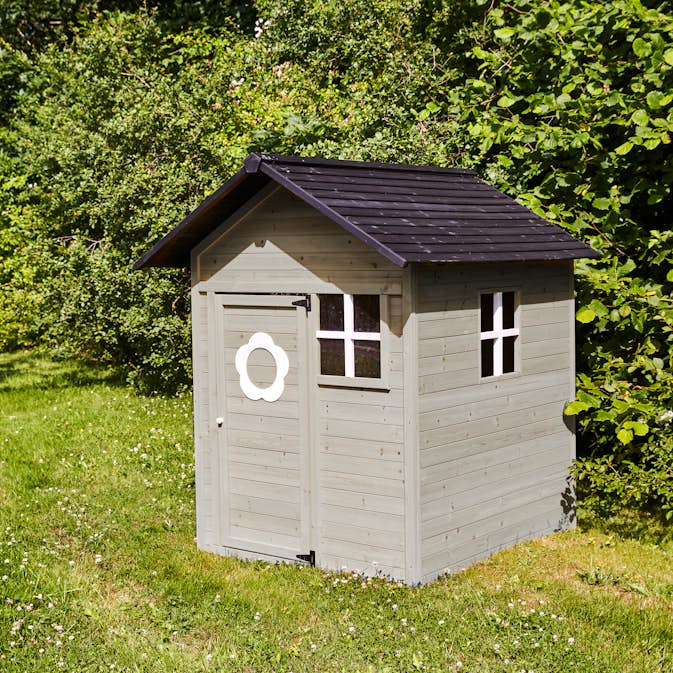 Lekstuga Nordic Play Grå/Svart 158x148x132 Cm