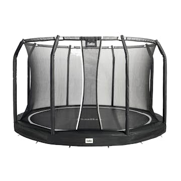 Studsmatta Salta Premium Ground inkl. säkerhetsnät Ø427 cm