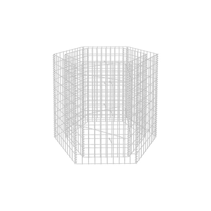 Hexagonal VidaXL Planteringsgabion Upphöjd