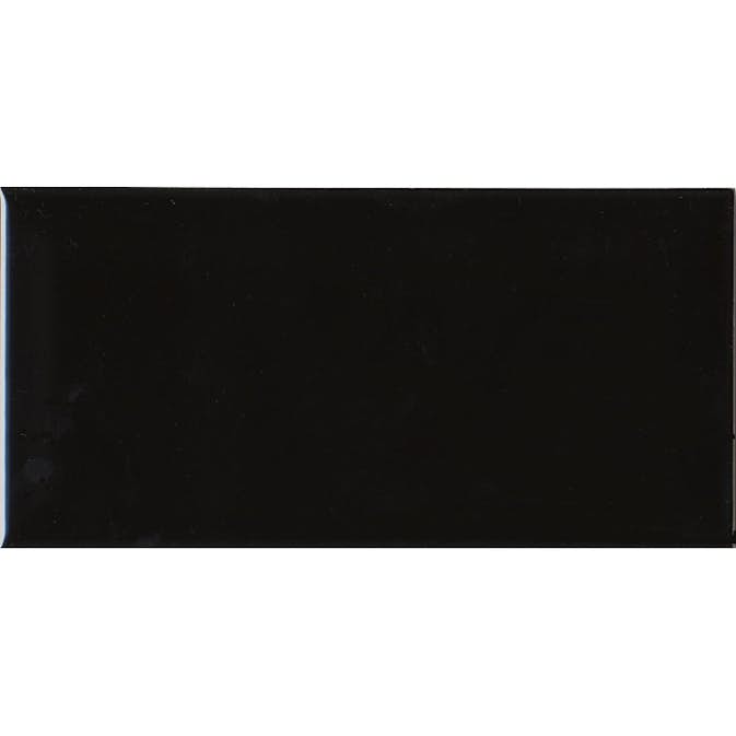 Kakel Konradssons Fasad Svart Blank Nero 10x20 cm