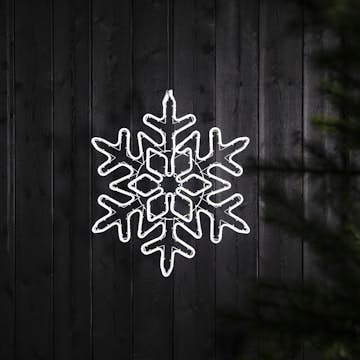 Dekorationsbelysning Star Trading Neoled Snöflinga 807-25