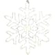 Dekorationsbelysning Star Trading Neoled Snöflinga 807-25