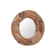 Spegel Be Basic Teak Rund