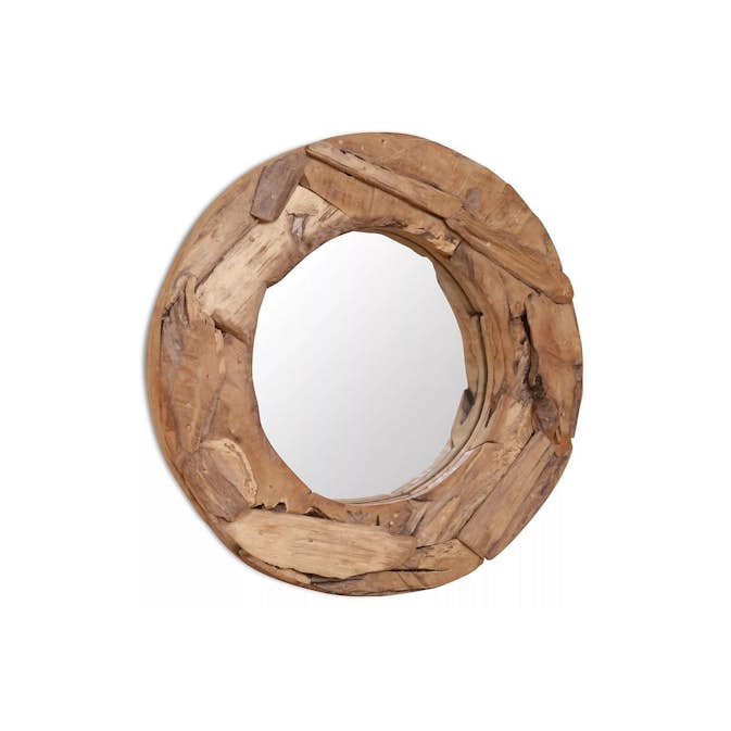 Spegel Be Basic Teak Rund